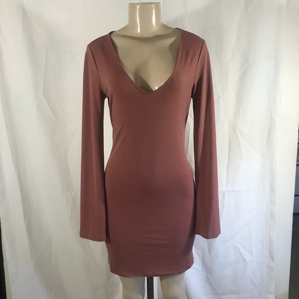 Forever 21 mauve pink dress size large NWT